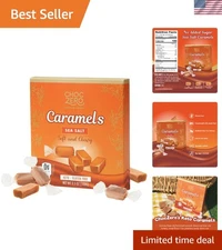 Sugar-Free Sea Salt Caramels - Keto-Friendly, All-Natural Treats 3.5oz