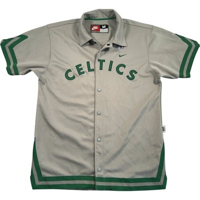 Nike Boston Celtics NBA Trikot 1925 Warm Up Herren Medium Grau Retro Shirt