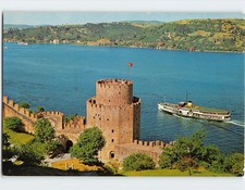 Postcard The Fertresse and the Bospherus Istanbul Turkey