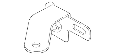 #ad Genuine Audi Low Note Horn Mount Bracket 80A 951 229 $49.43