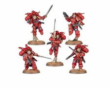 Space Marine- 5 Vanguard Veterans -Warhammer 40,000 Armageddon New on Sprue