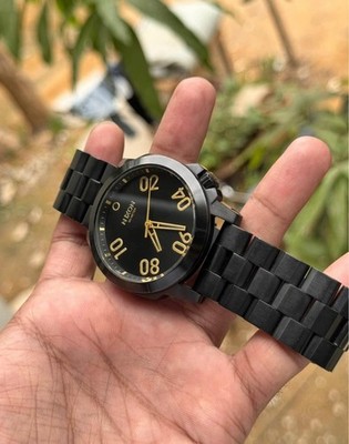 Nixon Men's Ranger 45 All Black Stainless Steel Quartz Watch | eBay