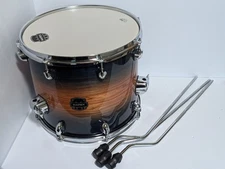 Mapex Armory Exotic 14 x 12 Floor Tom Caribbean Burst Studioease Small Scratch