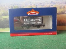 BACHMANN 7 PLANK WAGON WITH COKE RAILREFURBISHED T.L.HALE. CAT NO,37-209