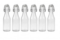 DrahtbüGelflasche 6Er-Set 0,25 Liter Glasflasche BüGelflaschen BüGelverschluss