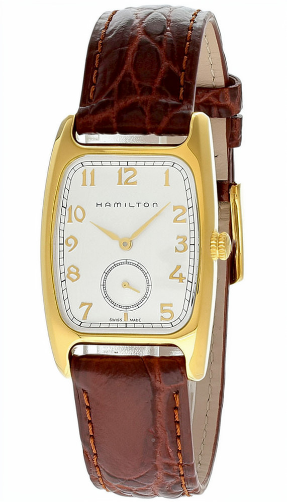 HAMILTON American Classic Boulton Quartz Leather Men Watch H13431553