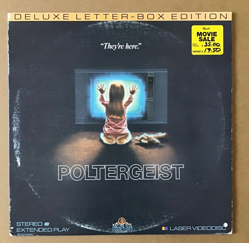 Poltergeist Laserdisc LD Deluxe Letter-Box Edition Steven Spielberg Production