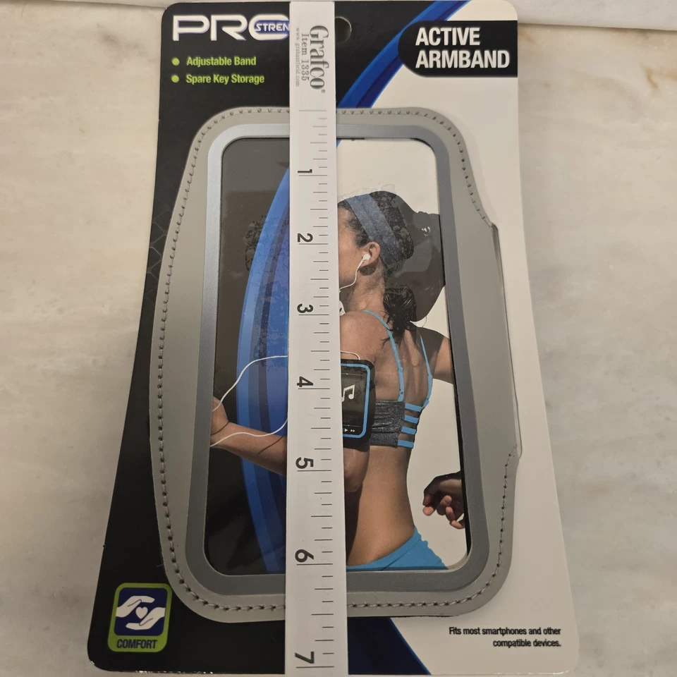 Регулируемый браслет Pro Strength Active с запасным местом для хранения ключей сотового телефона - Изображение 4 из 4