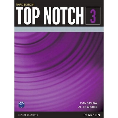 Top Notch 3 Ascher, Allen|Saslow, Joan paperback Very Good