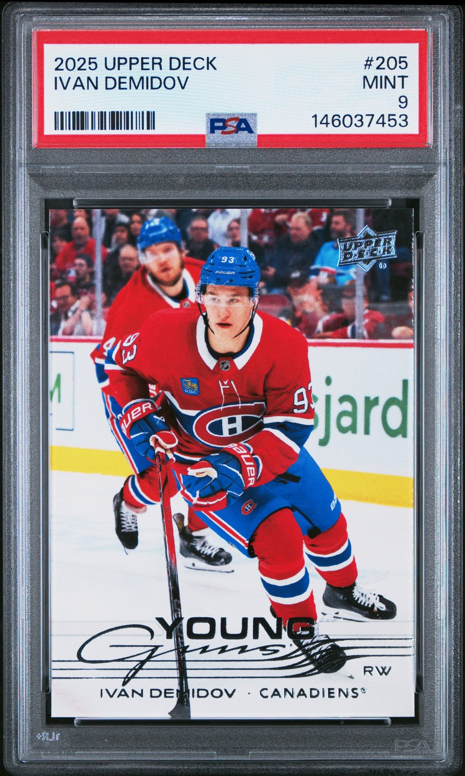 2025 UD #205 IVAN DEMIDOV PSA 9