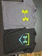 Boss Sz 4 Lot Of 2 Under Armour Shirts EXC