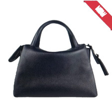 Tasche Handtasche small Koffer weich Hand Schulter und Schultergurt ECHT LEDER IT BAG