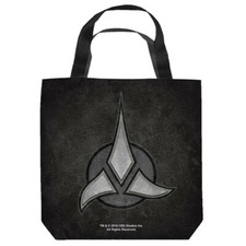 Star Trek "Klingon Empire Logo" 16 in x 16 in Tote Bag - New