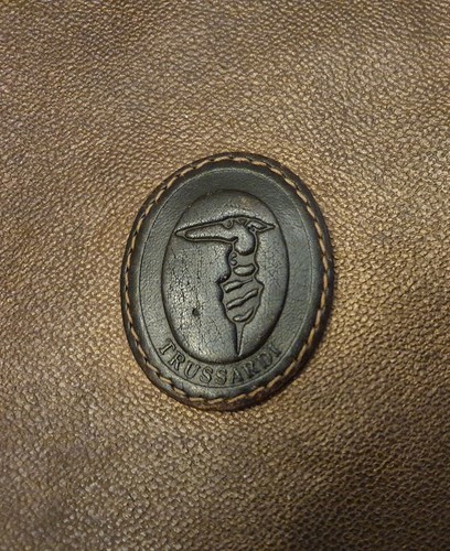 Pochette marrone Trussardi vintage - Foto 4 di 6