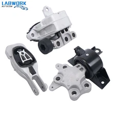 Engine Motor & Trans Mount Set 3PCS For Chevy Trax L4 1.8L 2017-18  Auto Trans