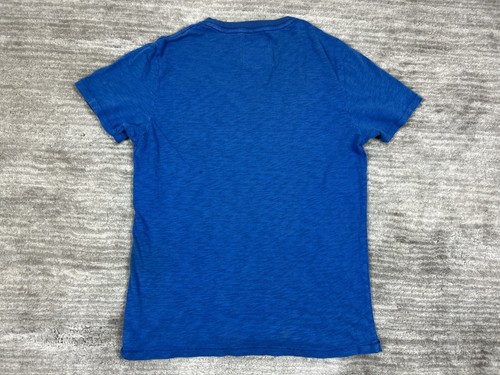 Aeropostale Hemd Herren Small Petite Blue Stitched Logo Kurzarm - Bild 8 von 14