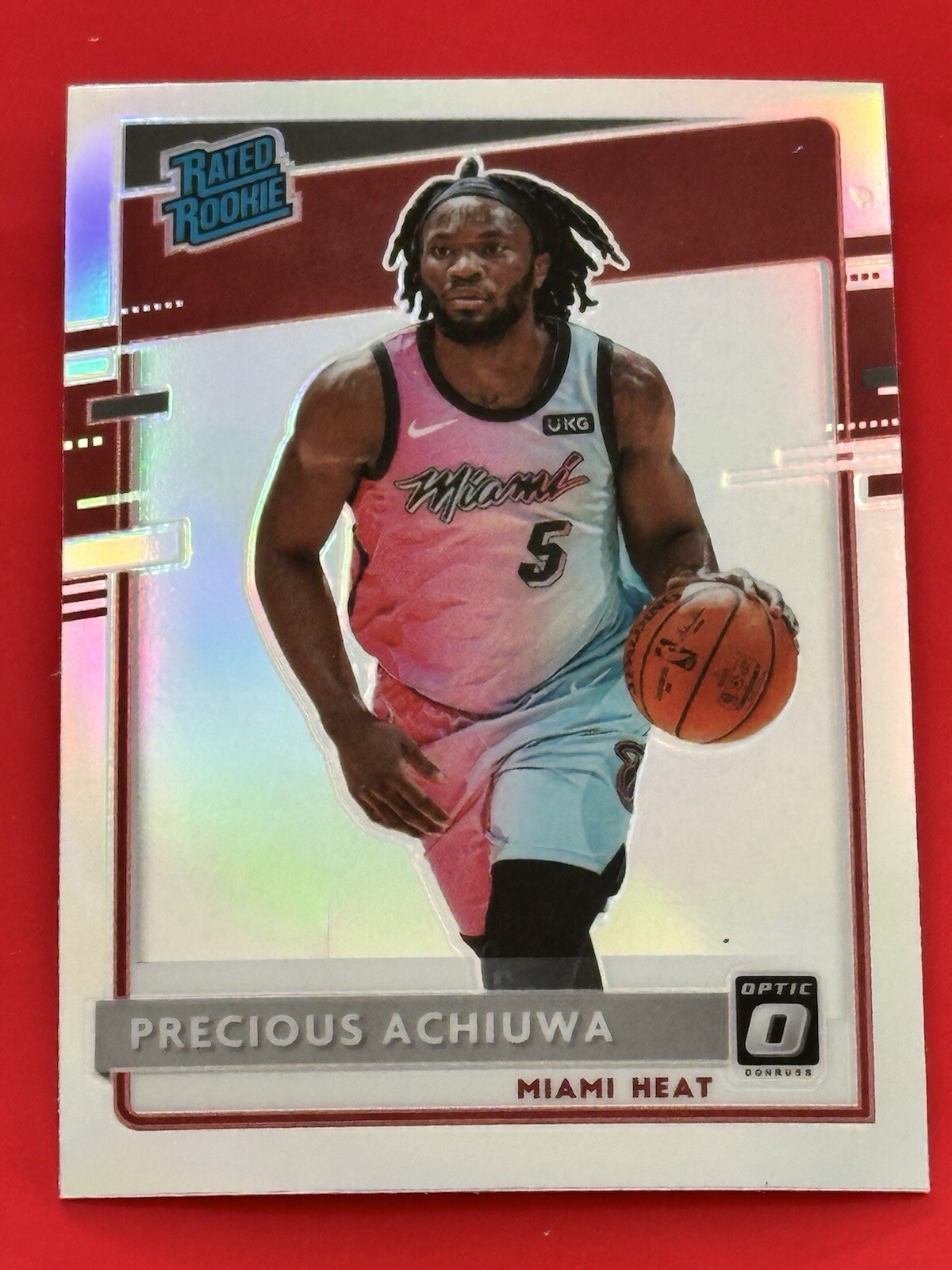 PRECIOUS ACHIUWA 2020-21 Panini Donruss Optic Holo Prizm Rated Rookie Heat #170