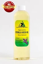 PERILLA SEED OIL ORGANIC by H&B Oils Center COLD PRESSED PREMIUM 100% PURE 24 OZ