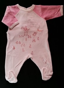 Pyjama Velours Rose Bebe Fille 3 Mois Petit Bateau Ebay