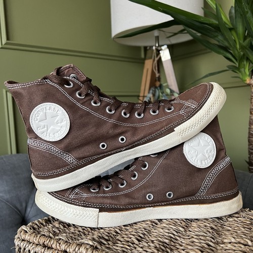 Zapatillas Converse All Star Hi Chuck Taylor de lona encerada Reino Unido 8,5 UE 42 - Imagen 6 de 9