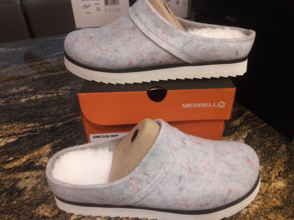 NEW $89 Womens Merrell Juno Clog Wool shoes, size 10