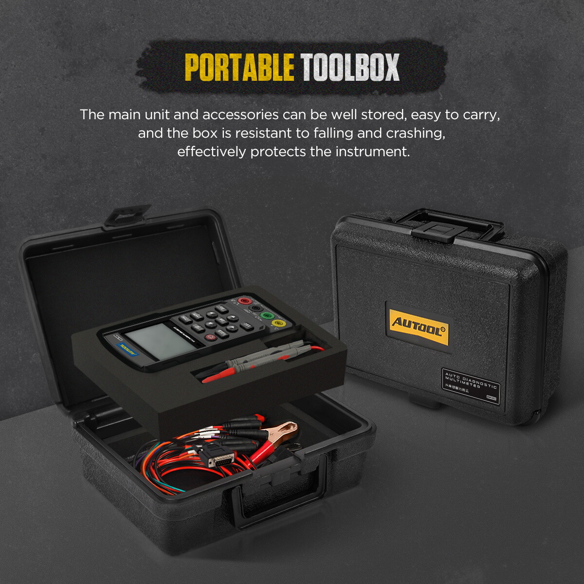 AUTOOL DM303 Auto Diagnostic Multimeter Oscilloscope AC/DC