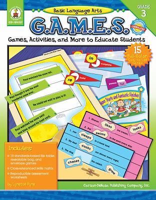 Basic Language Arts G.A.M.E.S., Grade 3 by Lynette Pyne