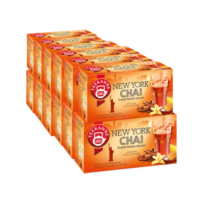 Teekanne NEW YORK CHAI Sweet Honey Lemon 12er Pack