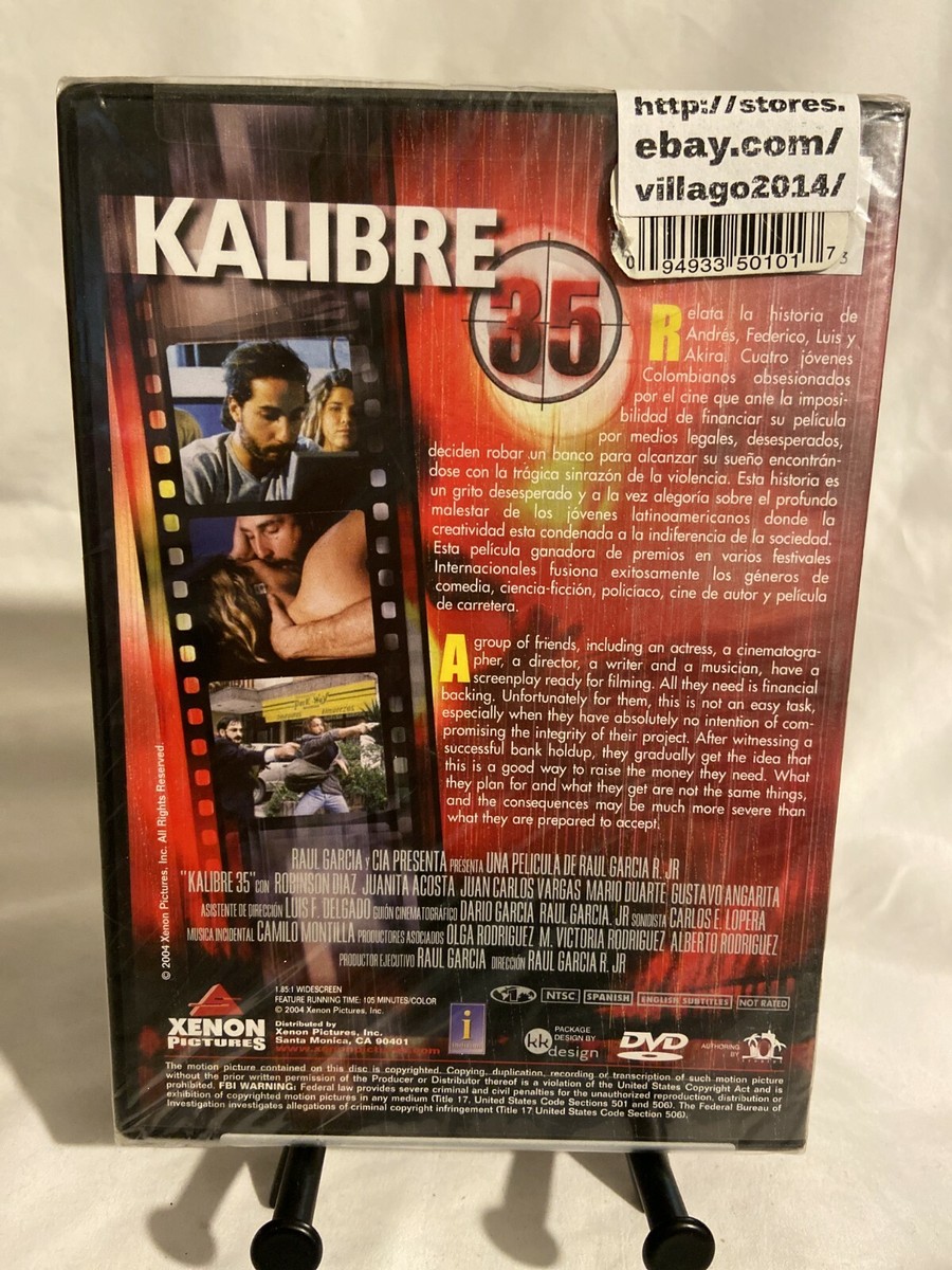 KALIBRE 35 DVD ROBINSON DIAZ, JUANITA ACOSTA, Juan Acosta