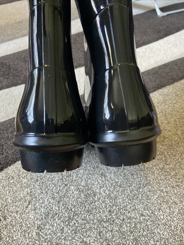 UGG SIENNA BLACK WATERPROOF RUBBER BOOT WOMEN'S RAIN BOOTS SIZE US 10/UK 8 NEW - Picture 9 of 10