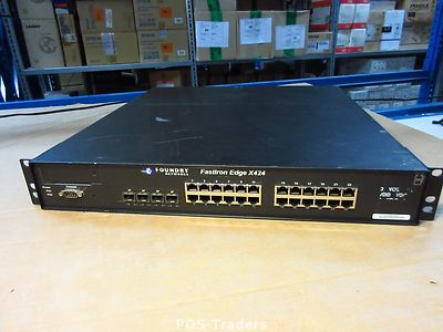 FOUNDRY FastIron Edge FESX424 24-Port 10/100/1000 GIGABIT Layer 3 L3 SWITCH