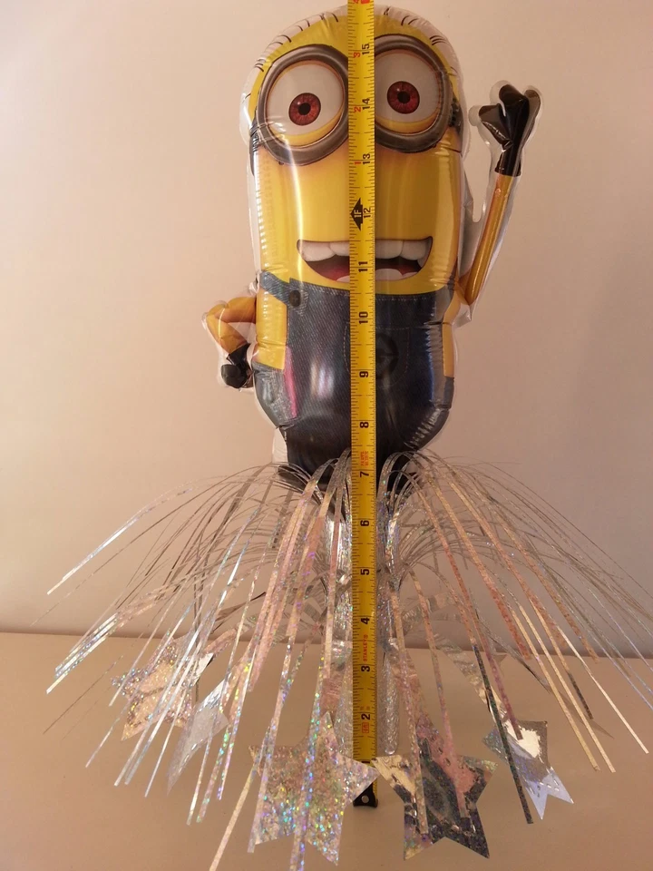 Despicable Me, Minion Foil Balloons | 5 Table CenterPieces Birthday Decorations - Image 2 of 4