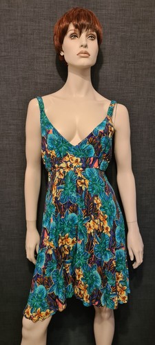 Roxy Summer Dress Tropical Floral Print Size Medium - Picture 17 of 19