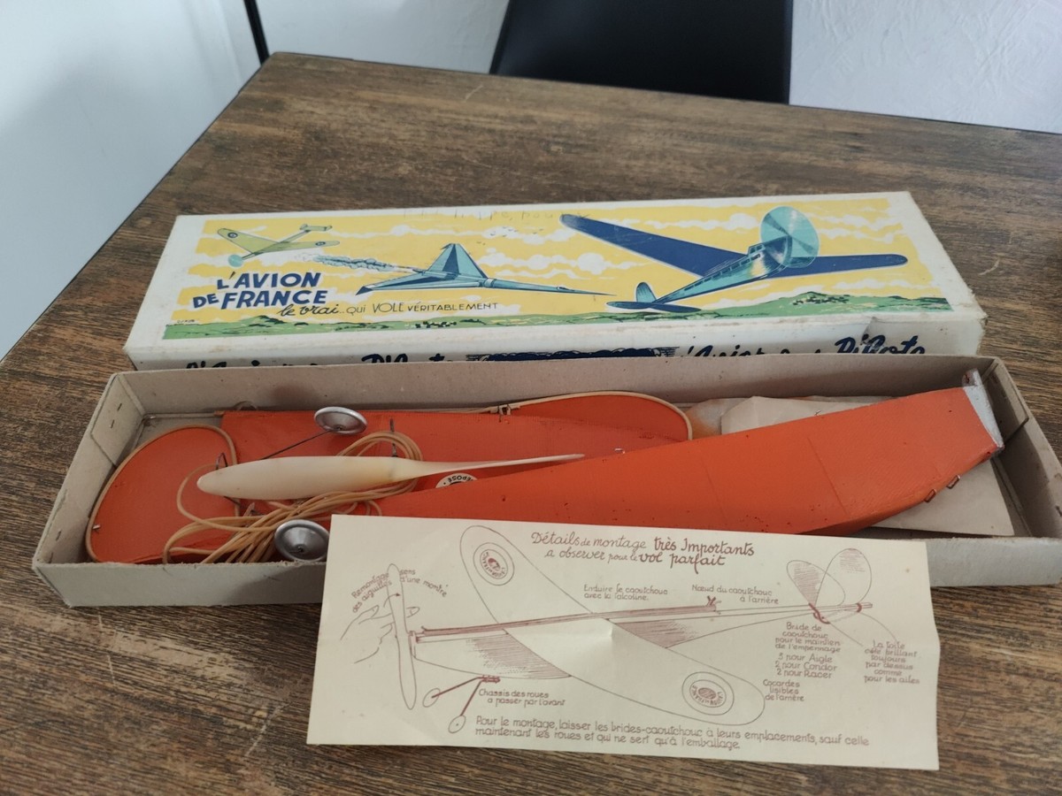 Planeur 1960 L'avion De France ( Unis France) Le Condor Modèle