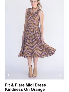 agnes and dora fit and flare dress