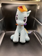 My Little Pony 10" Plush Hasbro Aurora Rainbow Dash Friendship is Magic 2014 Toy