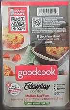 Good Cook Everyday nonstick #04025 8 in x 4 In x 2.25 in Medium Loaf Pan
