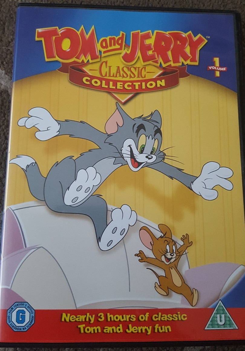 TOM AND JERRY CLASSIC COLLECTION VOLUME DVD KIDS NEARLY HOURS