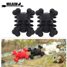 1 Set Skull Stabilizer Compound Bow Limbs Archery Silencer Limbsaver Dampener