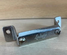 LUDWIG 50s 60s Vtg Nickel P32 P-32 BUTT PLATE Snare Drum Part Pioneer Jazz Fest