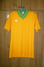 Erima Vintage Football Shirt #8 Jersey West Germany 80s Yellow Men Size L 7/8