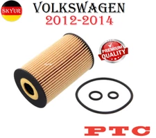 Engine Oil Filter w/ O-Rings Kit For 12-14 Volkswagen Passat Vehicles 03L115562