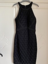 Image of Black Guess Dress Size XS RRP £85 Brand New With Tags 