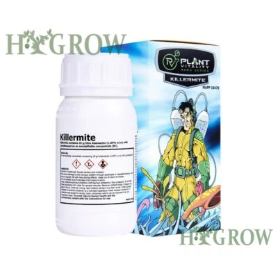 KILLERMITE 250ML 10ML - SPIDER MITE KILLER - PESTICIDE - HYDROPONICS - GARDEN