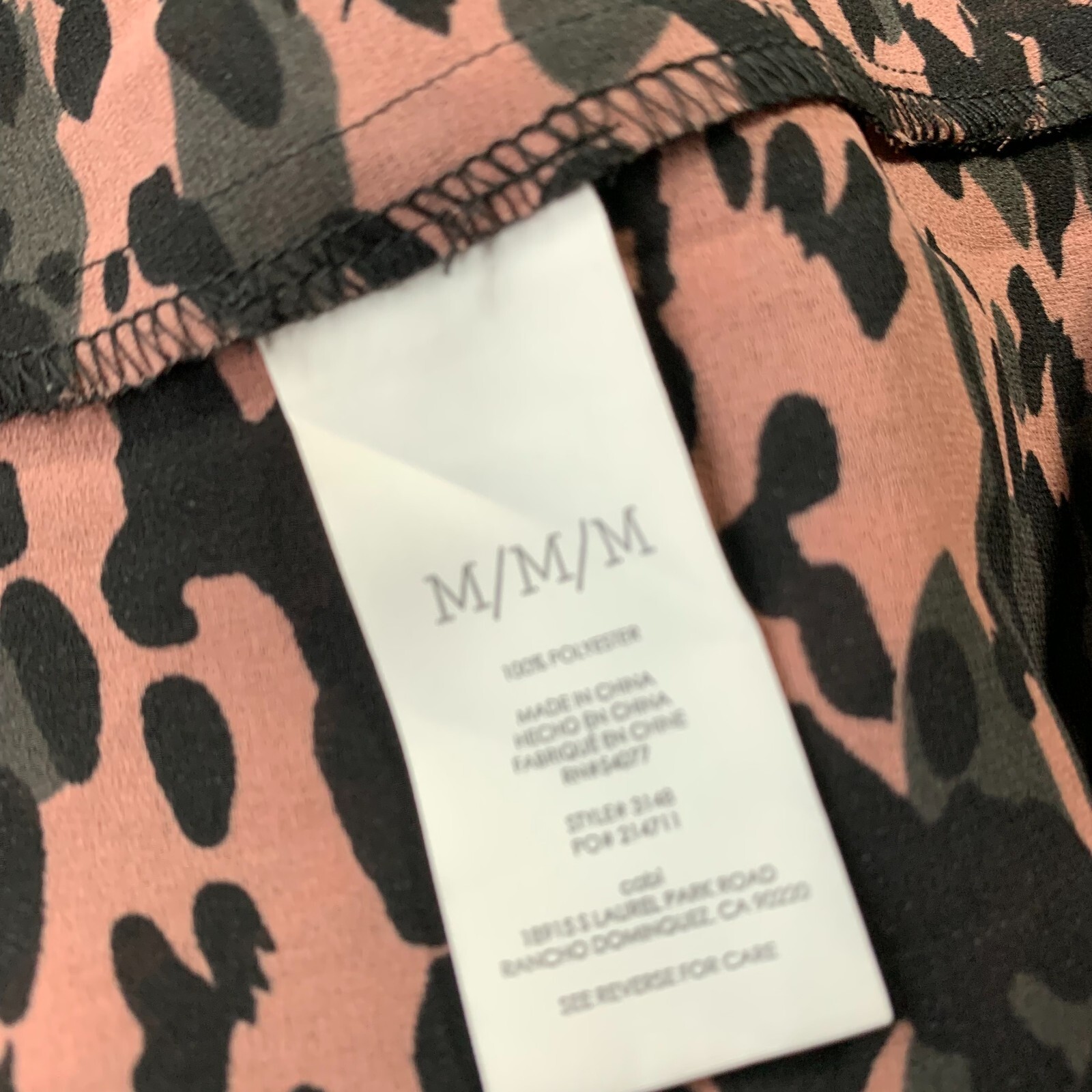 CAbi Blouse Womens Medium Top Long Sleeve Sheer*