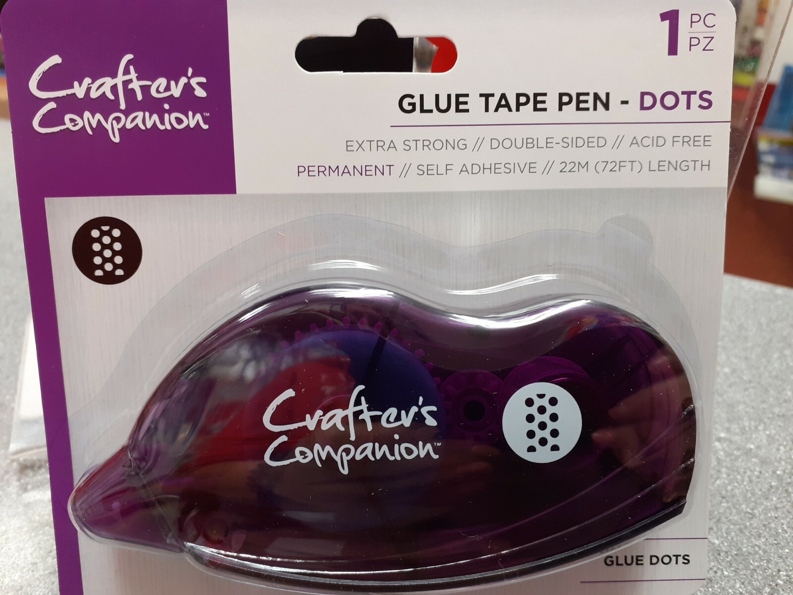 Crafter's Companion 2 X Extra Strong Glue Tape Pen (dots) for sale