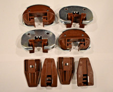 4x Kenlin Rite Trak II Drawer Guide Glide w/ Stop Metal  Screws - Authentic