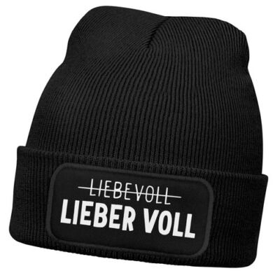 Mens Beanie With Patch Knitted Hat With Toast Dear Full Print Funny