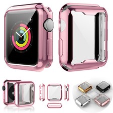 Fr Apple Watch Series 10 42/46mm 2024 Plating Soft TPU Screen Protector Case