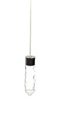 Cord Pull Black Nickel Glass like with cord Blind Light acorn end drop weight